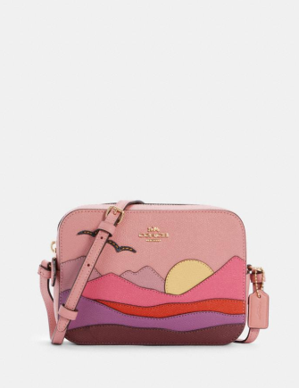 Mini pink coach 2025 purse