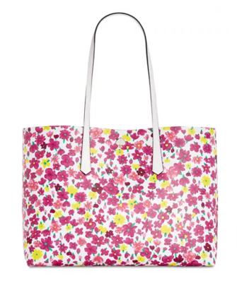 Michael Kors floral tote bag, Women's Fashion, Bags & Wallets