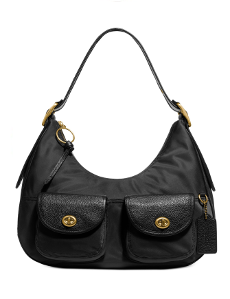 Vintage Coach Hobo Bag - Black