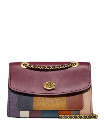 Coach Patchwork Stripe Parker Shoulder Bag Brixton Baker