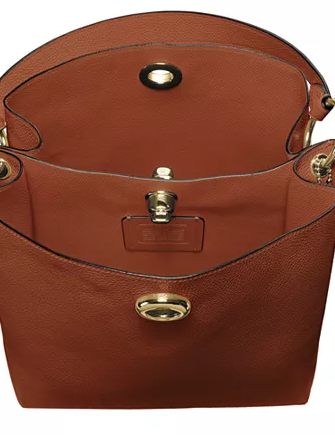 Coach charlie leather bucket bag new arrivals