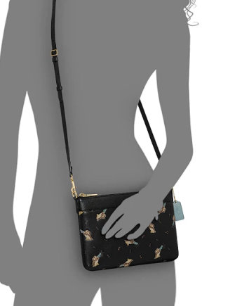 Large polly 2025 leather crossbody bag