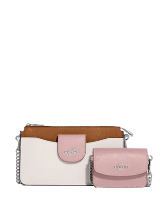 Coach Poppy Crossbody With Card Case In Colorblock | Brixton Baker Coach Poppy Crossbody With Card Case In Colorblock | Brixton Baker