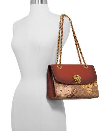 coach coated canvas signature parker backpack Coach Prairie Coated Canvas Signature Parker Shoulder Bag