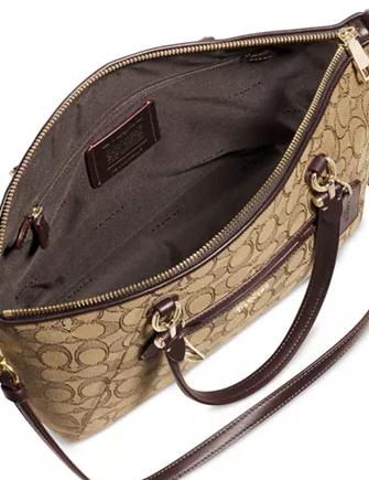Coach Prairie Satchel in Signature Print Canvas Brixton Baker