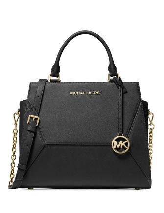 Michael Kors Tri Color Saffiano Leather Medium Prism Satchel Michael Kors