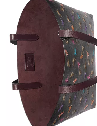 Rexy and carriage repeat print highline tote Clearance