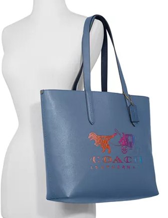 Coach Rexy and Carriage Print Highline Tote Brixton Baker