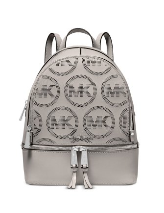 Michael Michael Kors Rhea Zip Medium Backpack Pearl Grey One Size
