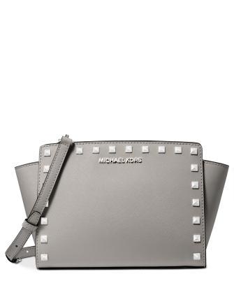 Michael Michael Kors Selma Studded Saffiano Messenger Brixton Baker