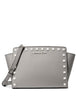 Michael Michael Kors Selma Medium Studded Saffiano Messenger
