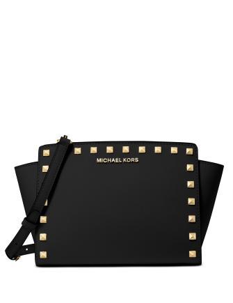 Michael Michael Kors Selma Studded Saffiano Messenger Brixton Baker