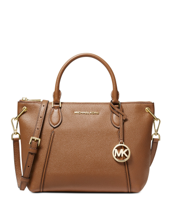 Mk sierra leather medium satchel clearance