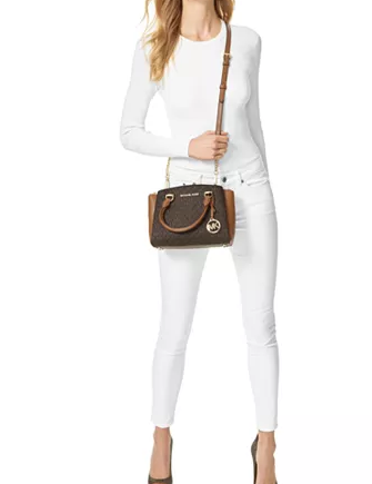 Mk maxine small messenger bag sale