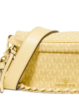 Michael kors gold sling 2025 bag