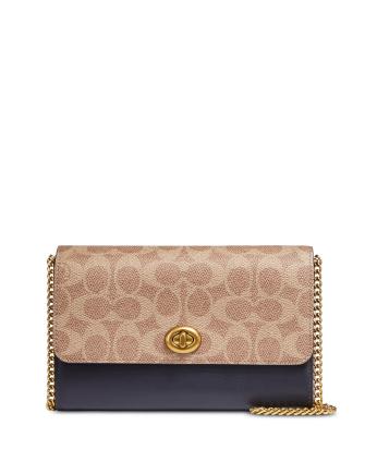 Coach Signature Colorblock Marlow Crossbody Brixton Baker