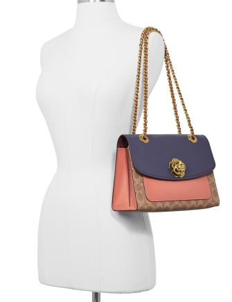 Coach signature clearance parker bag