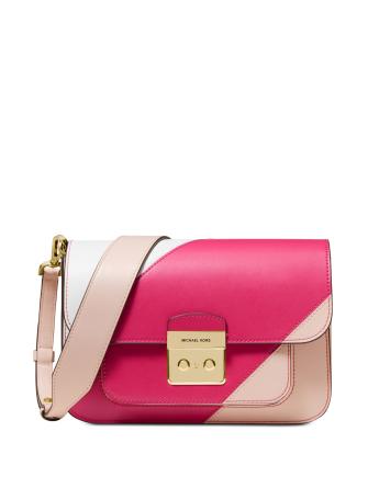 Michael Michael Kors Sloan Editor Tricolor Shoulder Bag Brixton Baker