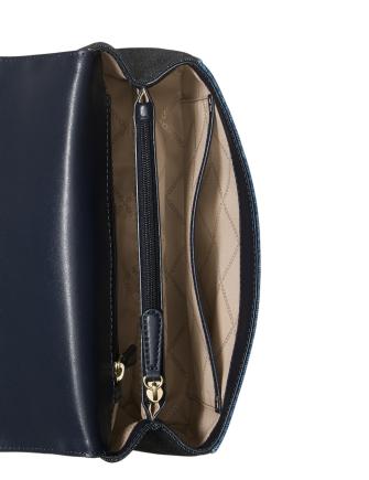 Michael Michael Kors Sloan Signature Denim Chain Shoulder Bag