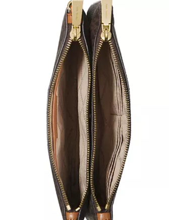 Michael Michael Kors Signature Double Pouch Crossbody