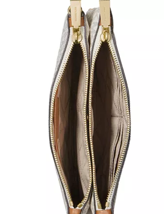 Michael kors double pouch crossbody online