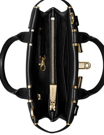Tatiana small logo 2025 and leather satchel