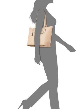 Taylor tote in pebble leather top