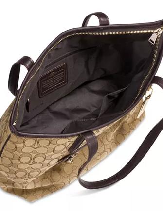Coach signature taylor tote sale