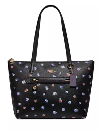 Coach Printed Leather Tote Bag