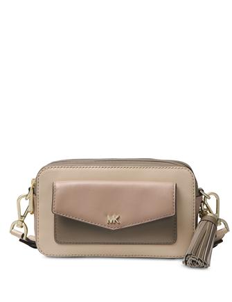 Michael kors tri color leather pouch trio top