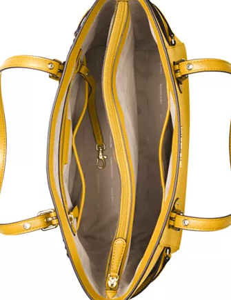 Michael Michael Kors Voyager East West Crossgrain Leather Tote