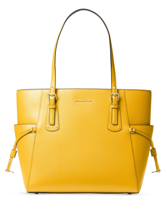 Michael kors voyager east sales west crossgrain leather tote