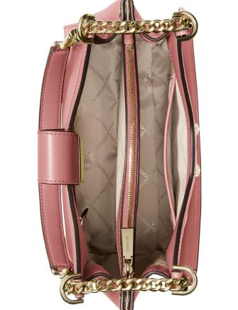 Michael Michael Kors Whitney Polished Leather Chain Shoulder Tote