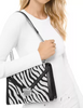 Michael Michael Kors Sequin Zebra Whitney Shoulder Bag