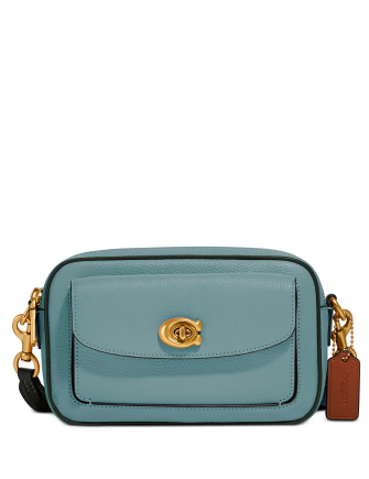Coach metallic shop camera bag