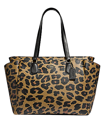 Coach Baby Bag With Leopard Print Brixton Baker