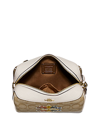 Coach Bennett Crossbody in Signature Canvas With Radial Rainbow