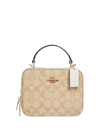 Coach Box Crossbody in Signature Canvas