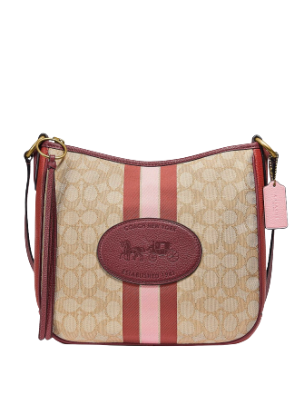 Coach signature jacquard crossbody 2025