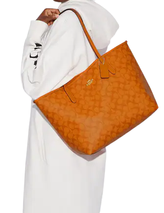 Coach City Tote In Blocked Signature Canvas | Brixton Baker Coach City Tote In Blocked Signature Canvas | Brixton Baker