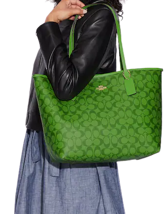 Coach city 2025 tote black