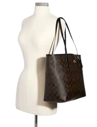 Coach signature avenue tote shop