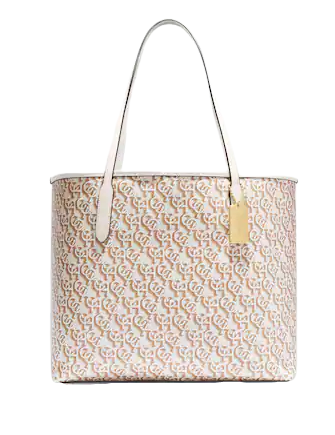 Coach top monogram tote