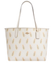 Coach City Tote With Lipstick Print