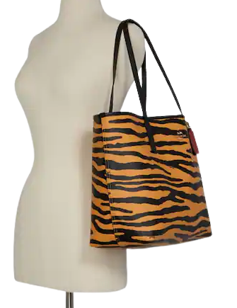 Coach tiger print purse Clearance