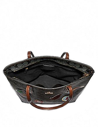Coach City Zip Tote in Signature Canvas With Wizard of Oz Coach City Zip Tote in Signature Canvas With Wizard of Oz