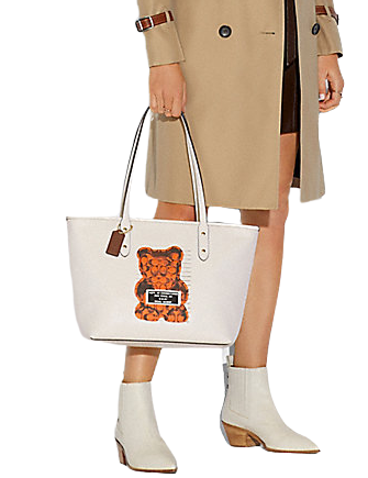 Coach City Zip Tote With Vandal Gummy Bear | Brixton Baker Coach City Zip Tote With Vandal Gummy Bear | Brixton Baker