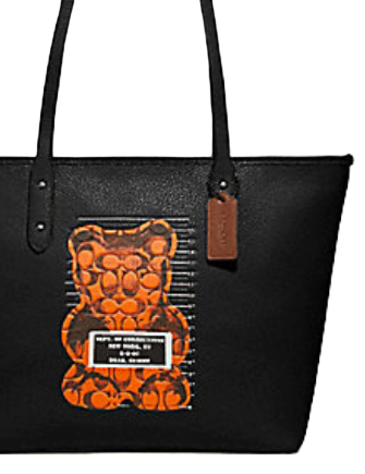Coach City Zip Tote With Vandal Gummy Bear | Brixton Baker Coach City Zip Tote With Vandal Gummy Bear | Brixton Baker