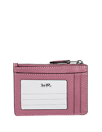 Coach Coach X Disney Minnie Mouse Motif Mini Skinny ID Wallet