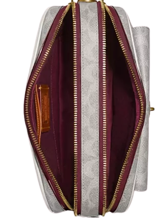 Coach Coated Canvas Signature Cassie Camera Bag